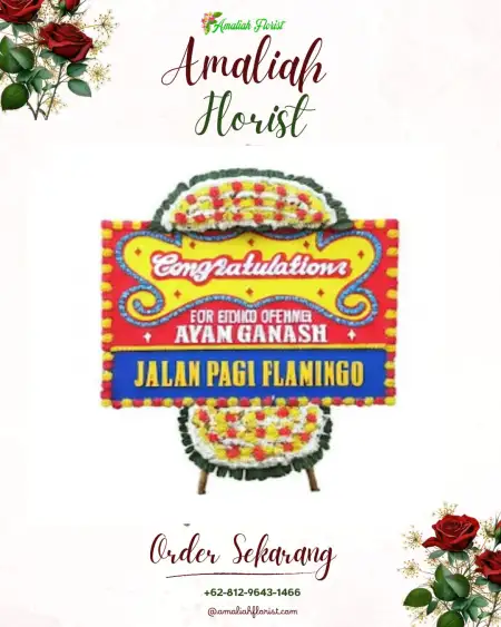 Sewa Papan Bunga Asemgede